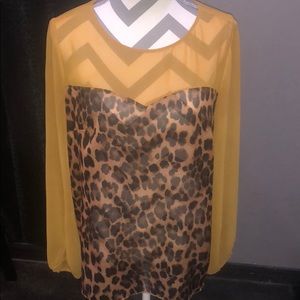 Leopard blouse